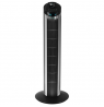 Cecotec Fan | EnergySilence 890 Skyline | Tower Fan | Black | Number of speeds 3 | Oscillation | 50 W | Remote control