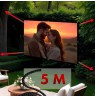Maclean projection screen, 120", 240x180cm, 25mm 4:3 border, tension hooks, MC-169
