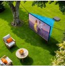 Maclean projection screen, 120", 240x180cm, 25mm 4:3 border, tension hooks, MC-169