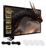 Maclean projection screen, 84", 175x131cm, 25mm 4:3 border, tension hooks, MC-166