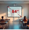 Maclean projection screen, 84", 175x131cm, 25mm 4:3 border, tension hooks, MC-166