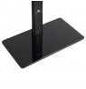 Maclean MC-450 Universal TV Stand for TV Cabinet max. 40kg, max. VESA 400x400 32-65" Tempered Glass Base 3-Level Height