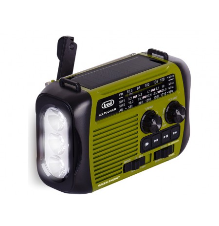 Radija Trevi RA 7F30 BT Green įkraun.saulės bat.