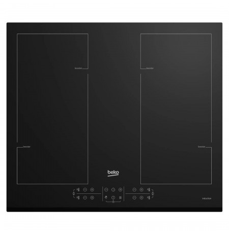 Beko HII64206F2MT Black Built-in 58 cm Zone induction hob 4 zone(s)
