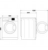 Whirlpool FFWDD 1076258 SV EE washer dryer Freestanding Front-load White E