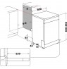 Whirlpool MaxiSpace W7F HS41 X Freestanding 15 place settings C