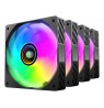 TACENS MARS MF-SI4KIT FANS 120 ARGB x4 BK-remote (TACMARS-MFSI4KIT)