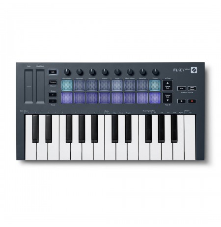Novation FLKEY Mini - MIDI keyboard dedicated to FL Studio software, 25 keys.