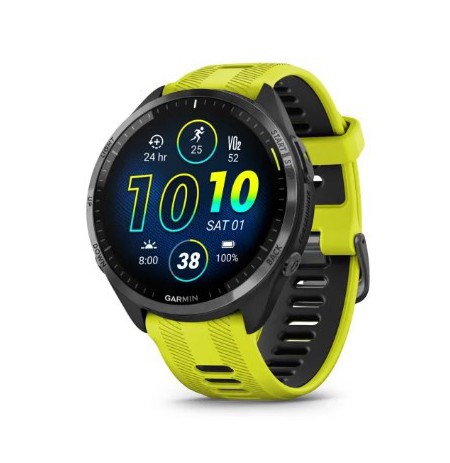 Garmin Forerunner 965 3.56 cm (1.4") AMOLED 47 mm Digital 454 x 454 pixels Touchscreen Yellow Wi-Fi GPS (satellite)