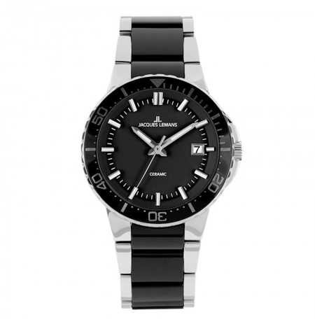 Jacques Lemans Black/Ceramic 1-2165A