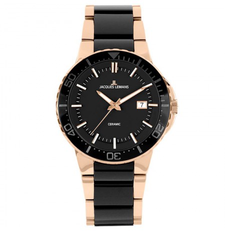 Jacques Lemans Black/Ceramic 1-2164C