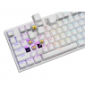 Genesis Thor 404 | Mechanical Gaming Keyboard | Wired | US | White | USB | Gateron Yellow Pro