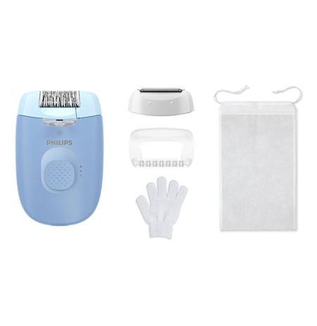 Philips Epilator | BRE247/00 Series 4000 | Number of power levels 2 | Blue