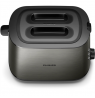 Philips Toaster | HD2651/80 Viva Collection | Power 1050 W | Number of slots 2 | Housing material Metal | Black