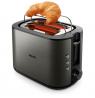 Philips Toaster | HD2651/80 Viva Collection | Power 1050 W | Number of slots 2 | Housing material Metal | Black