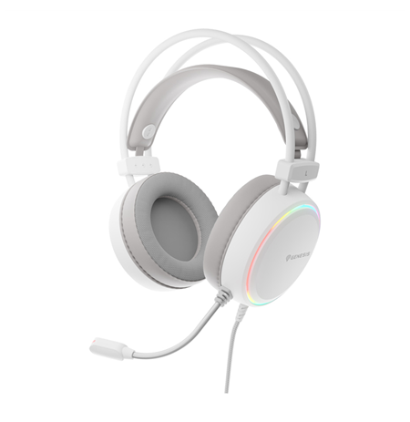 Genesis RGB Gaming Headset | Neon 613 G2 | Wired | Over-ear | Microphone | White