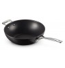 Le Creuset Hardened Nonstick Stir-Fry Pan silver 30cm