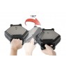 Unold Bobby 1 waffle(s) 700 W Black, Silver