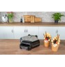 Unold Bobby 1 waffle(s) 700 W Black, Silver