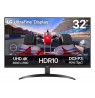 LG 32" model 32UR500K-B UHD 4K 16:9 HDMI DP HDR10 Black Monitor