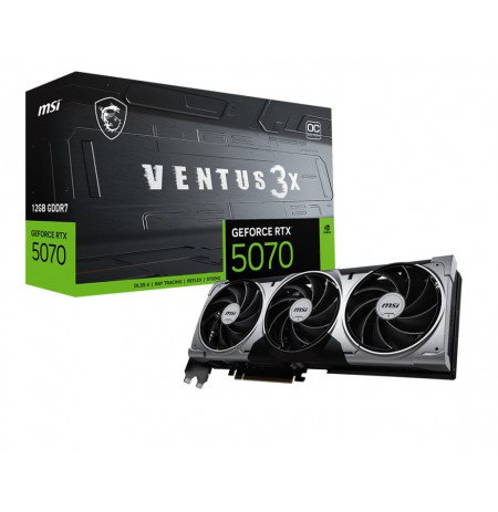 MSI GeForce RTX 5070 12GB VENTUS 3X OC Graphics Card