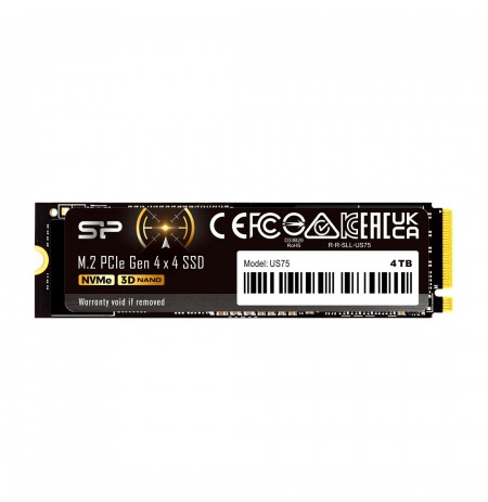 SSD Silicon Power US75 4TB M.2 Gen4 NVMe 7000/6500 MB/s (SP04KGBP44US7505)