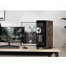 APNX V1 PC Case, Midi-Tower, ATX, Tempered Glass, Wood, black