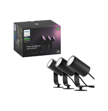 Philips Hue Lily Outdoor Spot base set 3x8W 24V | Hue White and Color Ambiance