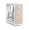 Fractal Design Meshify 3 | White RGB TG Clear Tint | Mid-Tower | Power supply included No | ATX