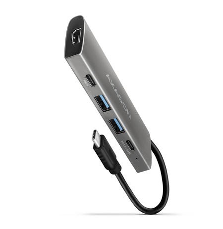 AXAGON Multi-port USB-C 10Gbps hub, 13cm | HMC-5G21