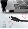 AXAGON Multi-port USB-C 10Gbps hub, 13cm | HMC-5G21