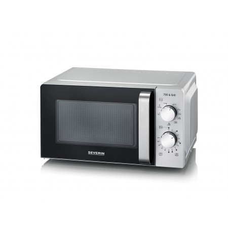 Severin MW 7780 microwave Black, Silver Grill microwave Countertop 17 L 700 W