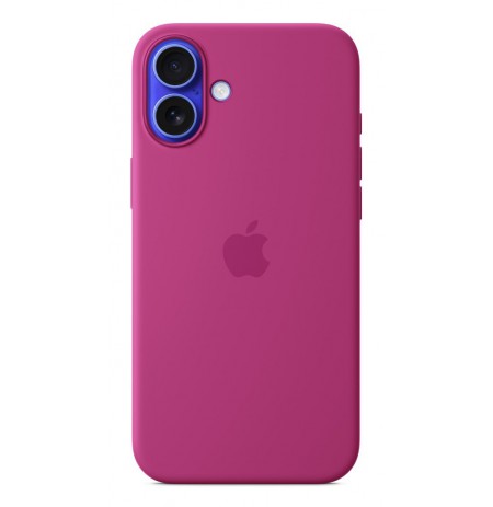 Apple iPhone 16 Plus Silicone Case with MagSafe - Fuchsia