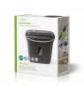 Nedis PASH120BKA4 paper shredder Strip shredding 22 cm Black