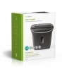 Nedis PASH120BKA4 paper shredder Strip shredding 22 cm Black