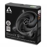 ARCTIC BioniX P140 (Grey) – Pressure-optimised 140 mm Gaming Fan with PWM PST