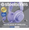 Steelseries Arctis Nova 3P Headset Wireless Head-band Music/Everyday Bluetooth Lavender