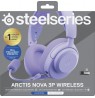 Steelseries Arctis Nova 3P Headset Wireless Head-band Music/Everyday Bluetooth Lavender