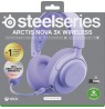 Steelseries Arctis Nova 3X Headset Wireless Head-band Music/Everyday Bluetooth Lavender