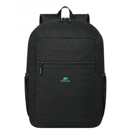 Rivacase Gremio backpack City backpack Black Polyester, Recycled polyethylene terephthalate (rPET)