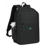 Rivacase Gremio backpack City backpack Black Polyester, Recycled polyethylene terephthalate (rPET)