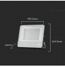 LED projector V-TAC VT-44205 200W 185Lm/W 6500K 37000lm Black