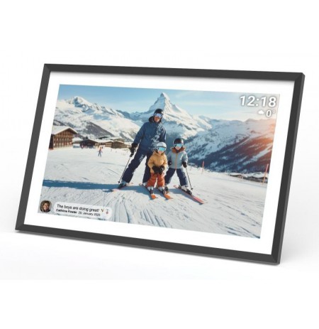 Denver PFF-1081 digital photo frame Black 25.6 cm (10.1") Touchscreen Wi-Fi