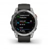 Garmin epix 3.3 cm (1.3") AMOLED 47 mm Digital 416 x 416 pixels Touchscreen Silver Wi-Fi GPS (satellite)
