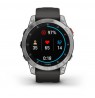 Garmin epix 3.3 cm (1.3") AMOLED 47 mm Digital 416 x 416 pixels Touchscreen Silver Wi-Fi GPS (satellite)