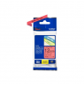Brother | TZE-431 Laminated Tape | Black on Red | TZe | 8 m | 1.2 cm