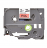 Brother | TZE-431 Laminated Tape | Black on Red | TZe | 8 m | 1.2 cm