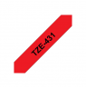 Brother | TZE-431 Laminated Tape | Black on Red | TZe | 8 m | 1.2 cm