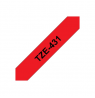 Brother | TZE-431 Laminated Tape | Black on Red | TZe | 8 m | 1.2 cm