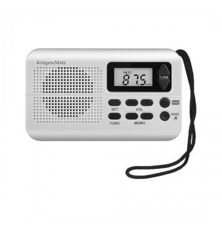 Kruger & Matz KM0819 Portable radio, grey-black